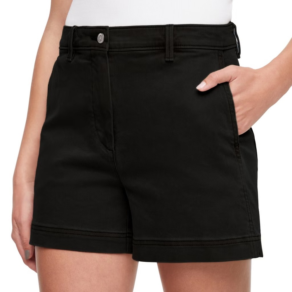 Banana Republic Womens Everyday Short Black Size 10 New Solid 4in Inseam